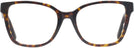 Square Dark Tortoise Tory Burch 2129U Computer Style Progressive View #2