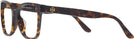Square Dark Tortoise Tory Burch 2129U Computer Style Progressive View #3