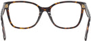 Square Dark Tortoise Tory Burch 2129U Single Vision Full Frame View #4