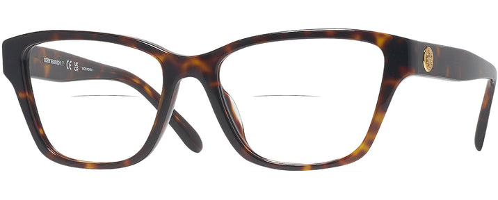 Rectangle Dark Tortoise Tory Burch 2131U Bifocal View #1