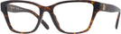 Rectangle Dark Tortoise Tory Burch 2131U Progressive No-Lines View #1