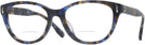 Square Blue Tortoise Tory Burch 2137U Bifocal View #1