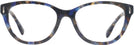 Square Blue Tortoise Tory Burch 2137U Progressive No-Lines View #2