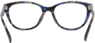Square Blue Tortoise Tory Burch 2137U Single Vision Full Frame View #4