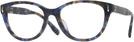 Square Blue Tortoise Tory Burch 2137U Progressive No-Lines View #1