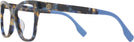Cat Eye Blue Tortoise Tory Burch 2142U Single Vision Full Frame View #3