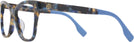 Cat Eye Blue Tortoise Tory Burch 2142U Progressive No-Lines View #3