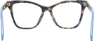 Cat Eye Blue Tortoise Tory Burch 2142U Progressive No-Lines View #4