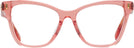 Cat Eye Transparent Orange Tory Burch 2142U Progressive No-Lines View #2
