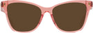 Cat Eye Transparent Orange Tory Burch 2142U Progressive Reading Sunglasses View #2