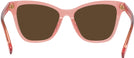 Cat Eye Transparent Orange Tory Burch 2142U Progressive No-Line Reading Sunglasses View #4