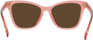 Cat Eye Transparent Orange Tory Burch 2142U Progressive Reading Sunglasses View #4