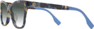 Cat Eye Blue Tortoise Tory Burch 2142U w/ Gradient Bifocal Reading Sunglasses View #3