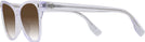 Cat Eye Clear Tory Burch 2142U w/ Gradient Bifocal Reading Sunglasses View #3