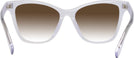 Cat Eye Clear Tory Burch 2142U w/ Gradient Progressive Reading Sunglasses View #4