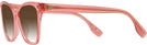 Cat Eye Transparent Orange Tory Burch 2142U w/ Gradient Progressive Reading Sunglasses View #3
