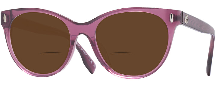 Round Berry Transparent Tory Burch 2150U Bifocal Reading Sunglasses View #1
