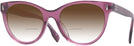 Round Berry Transparent Tory Burch 2150U w/ Gradient Bifocal Reading Sunglasses View #1