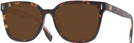 Square Dark Tortoise Tory Burch 2152U Progressive Reading Sunglasses View #1