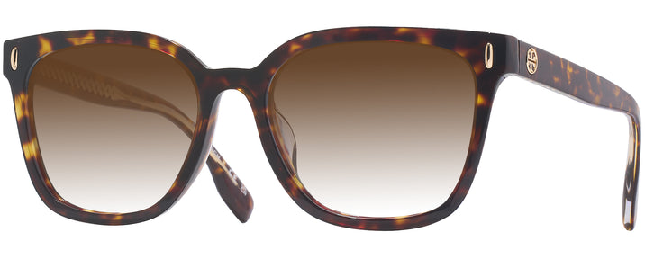 Square Dark Tortoise Tory Burch 2152U w/ Gradient Progressive Reading Sunglasses View #1