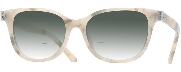 Square Beige Marble Tory Burch 2153U w/ Gradient Bifocal Reading Sunglasses View #1