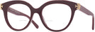 Round Berry Red Tory Burch 2154U Bifocal View #1