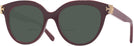 Round Berry Red Tory Burch 2154U Bifocal Reading Sunglasses View #1