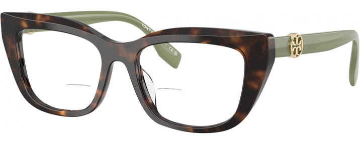 Cat Eye Dark Tortoise Tory Burch 2158U Bifocal View #1