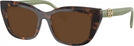 Cat Eye Dark Tortoise Tory Burch 2158U Progressive Reading Sunglasses View #1