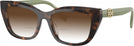 Cat Eye Dark Tortoise Tory Burch 2158U w/ Gradient Bifocal Reading Sunglasses View #1