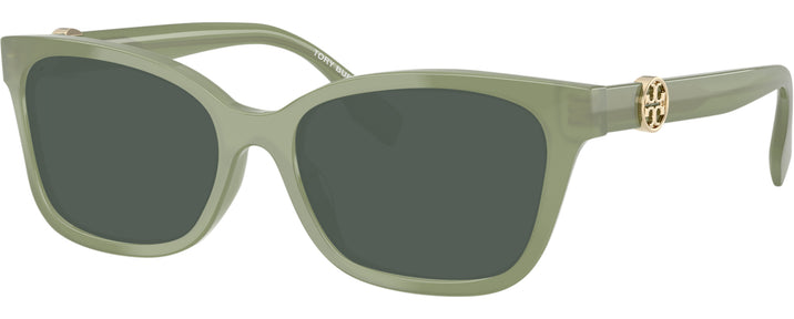 Square Milky Olive Green Tory Burch 2159U Progressive Reading Sunglasses View #1