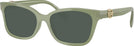 Square Milky Olive Green Tory Burch 2159U Progressive Reading Sunglasses View #1