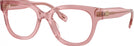 Square Transparent Light Pink Tory Burch 2164U Progressive No-Lines View #1
