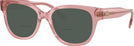 Square Transparent Light Pink Tory Burch 2164U Bifocal Reading Sunglasses View #1