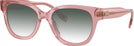 Square Transparent Light Pink Tory Burch 2164U w/ Gradient Progressive Reading Sunglasses View #1