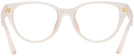 Round,Cat Eye Milky Blush Tory Burch 4011U Progressive No-Lines View #4