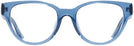Round,Cat Eye Transparent Blue Tory Burch 4011U Single Vision Full Frame View #2