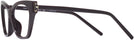 Cat Eye Burgundy Tory Burch 4013U Progressive No-Lines View #3