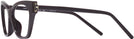 Cat Eye Burgundy Tory Burch 4013U Single Vision Full Frame View #3