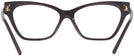 Cat Eye Burgundy Tory Burch 4013U Progressive No-Lines View #4
