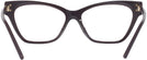 Cat Eye Burgundy Tory Burch 4013U Progressive No-Lines View #4