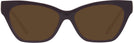 Cat Eye Burgundy Tory Burch 4013U Progressive No-Line Reading Sunglasses View #2