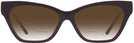 Cat Eye Burgundy Tory Burch 4013U w/ Gradient Bifocal Reading Sunglasses View #2
