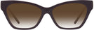 Cat Eye Burgundy Tory Burch 4013U w/ Gradient Progressive No-Line Reading Sunglasses View #2