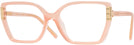 Square Transparent Orange Tory Burch 4014U Progressive No-Lines View #1