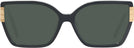 Square Black Tory Burch 4014U Progressive Reading Sunglasses View #2