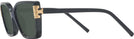 Square Black Tory Burch 4014U Progressive Reading Sunglasses View #3