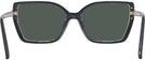 Square Black Tory Burch 4014U Progressive Reading Sunglasses View #4