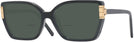 Square Black Tory Burch 4014U Bifocal Reading Sunglasses View #1