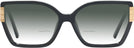 Square Black Tory Burch 4014U w/ Gradient Bifocal Reading Sunglasses View #2